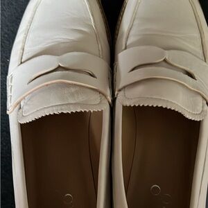Franco Sarto Cream Flats Timeless Design